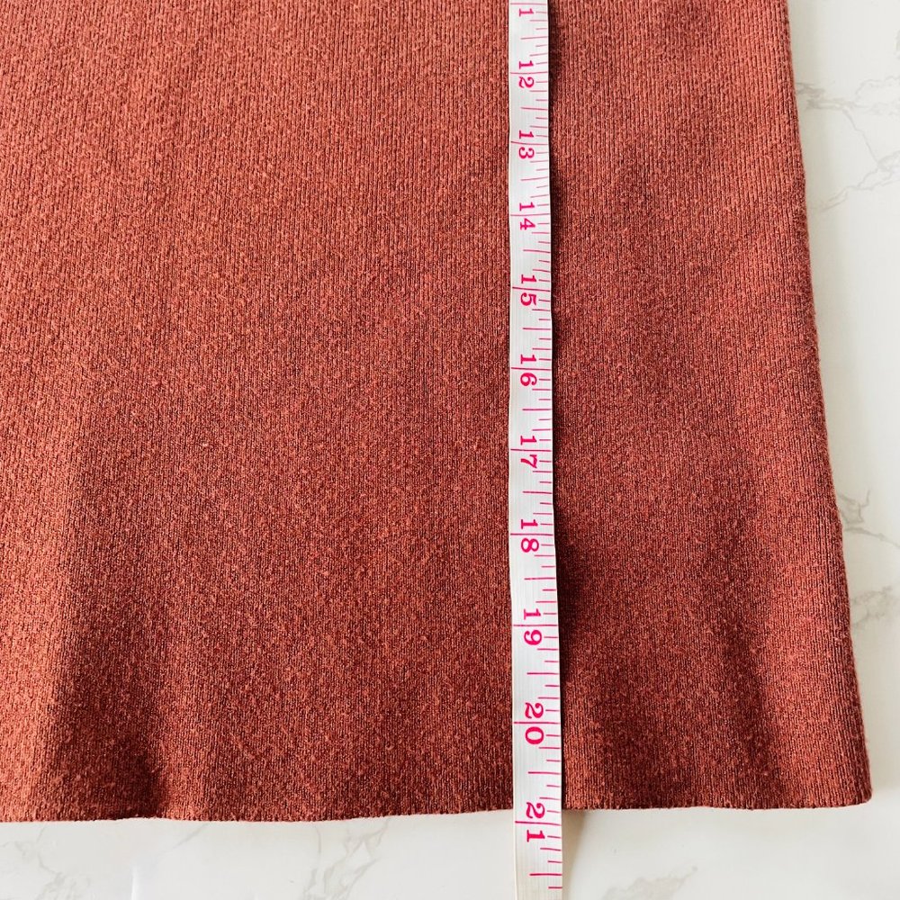 Abbott Elementary Womens Rust Mock Neck Cozy Sweater Vest | Large - Picture 7 of 7